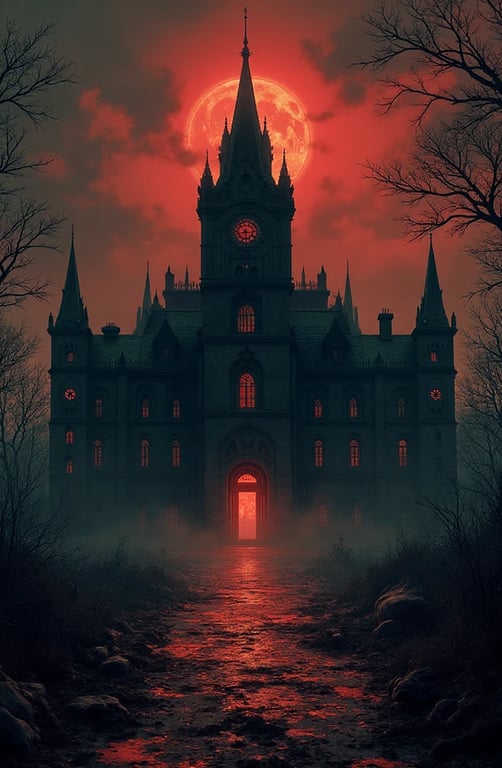 Cover art for Slender Academy, a gore scenario on AI Dungeon