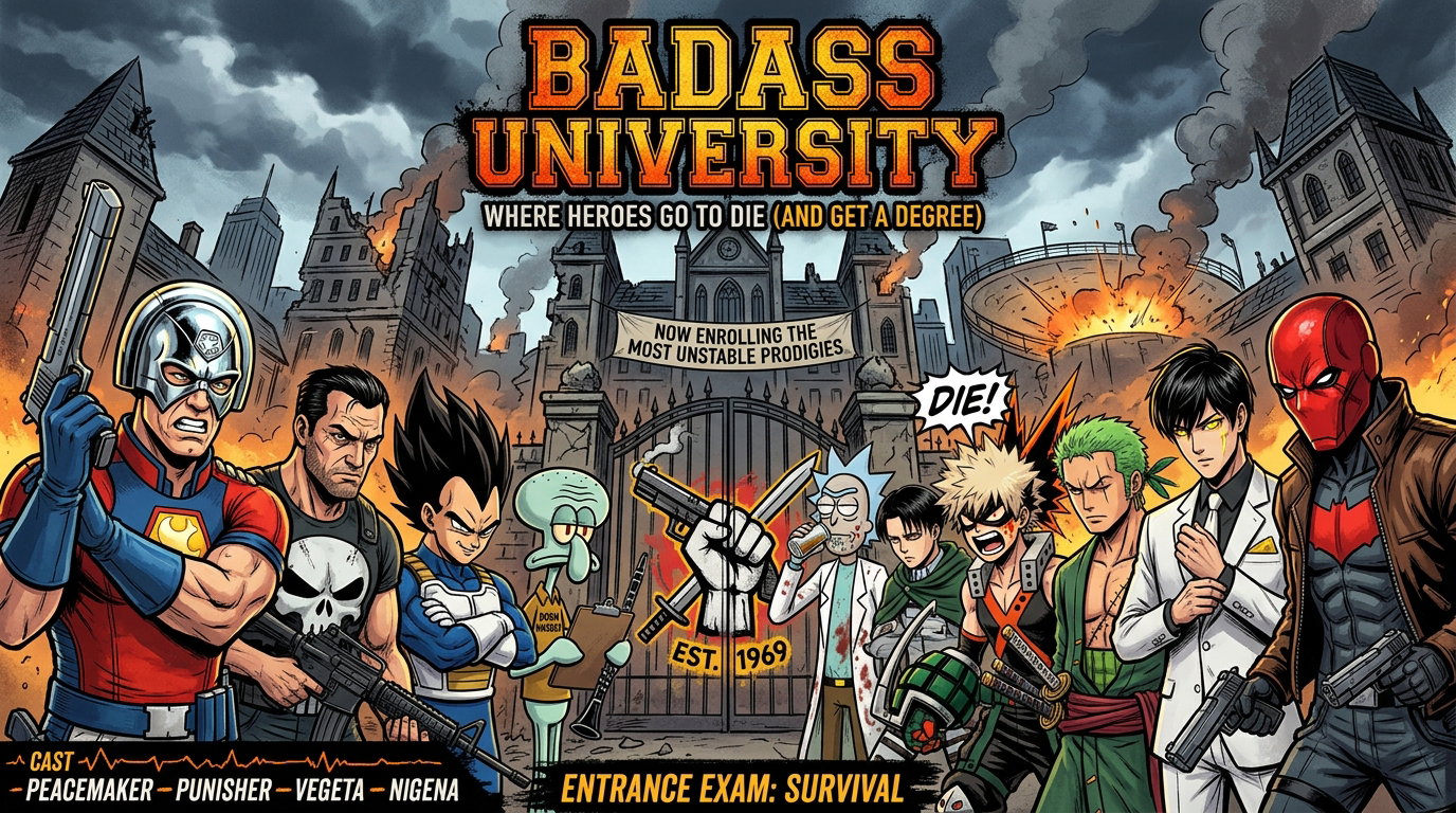 Cover art for Badass University on AI Dungeon