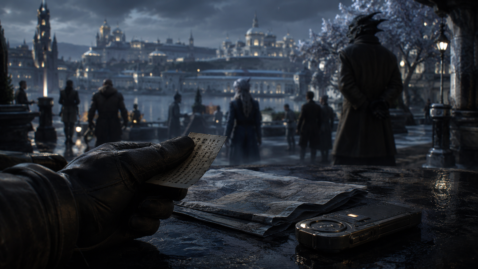 Cover art for The Terms of Peace (ISðŸŽ), an espionage scenario on AI Dungeon
