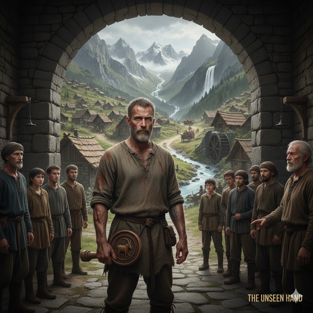 Cover art for Foundations of Rule (with innerself), a rule scenario on AI Dungeon