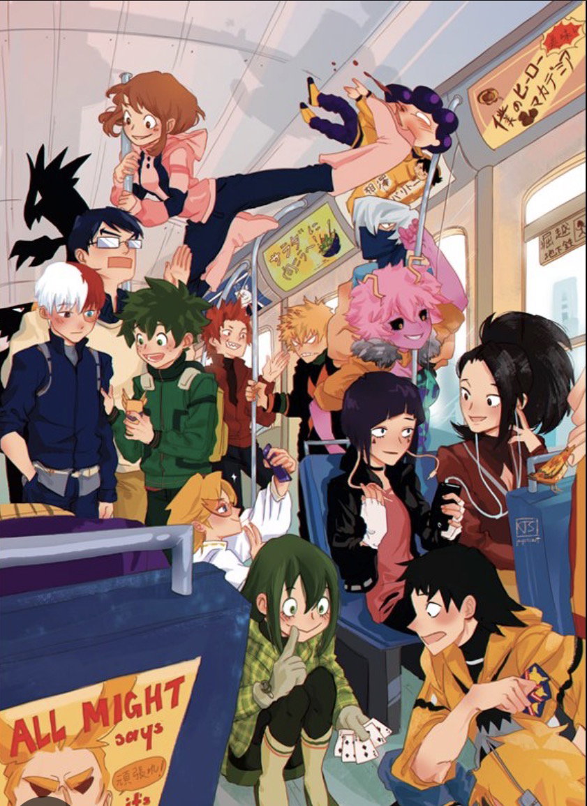 Cover art for ~MHA- Field Trip~, a mha scenario on AI Dungeon