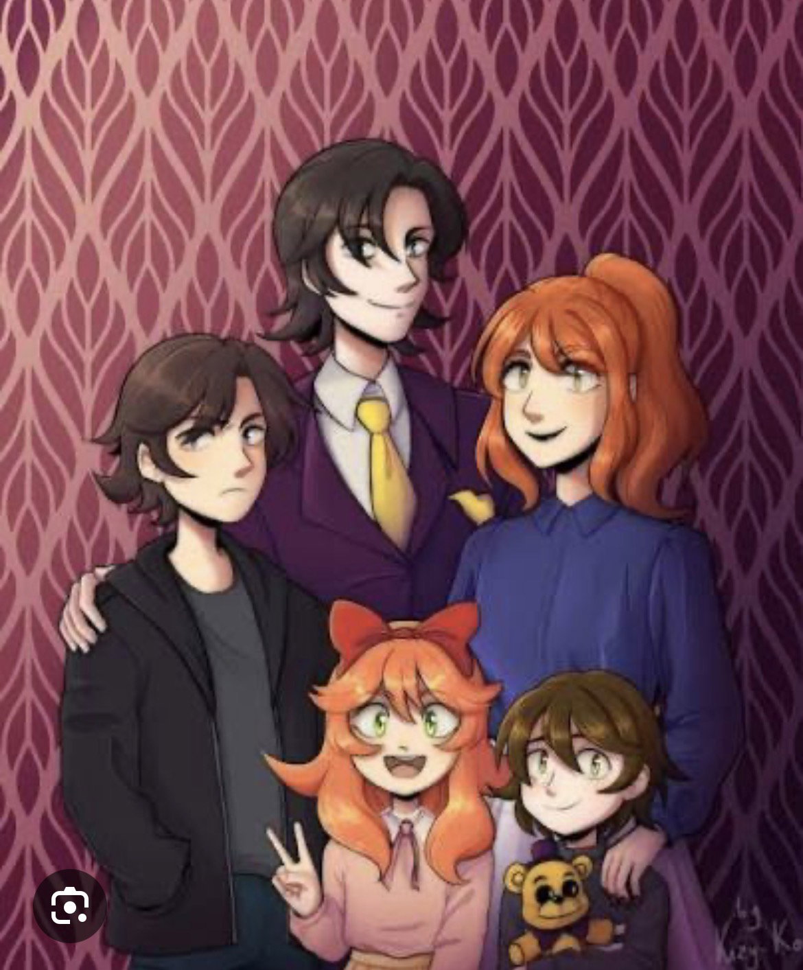 Cover art for ~FNAF- The Afton Family~, a fnaf scenario on AI Dungeon