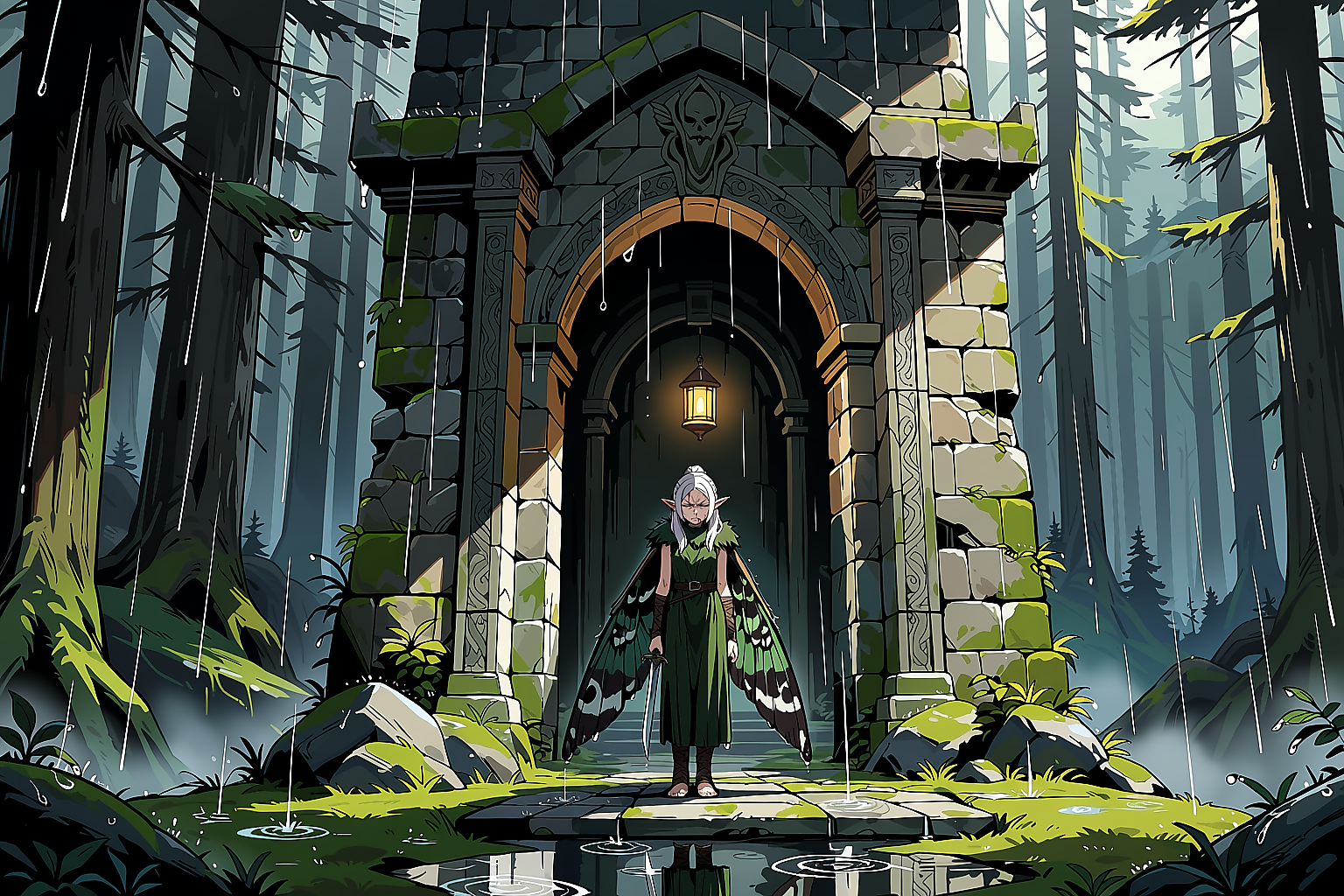 Cover art for The Vale Made Small, a tiny world scenario on AI Dungeon