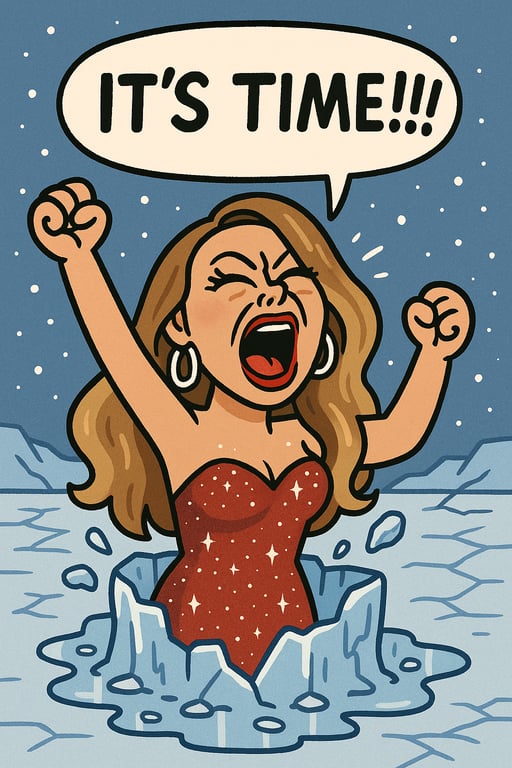 Cover art for The de-frost-ation., a christmas scenario on AI Dungeon