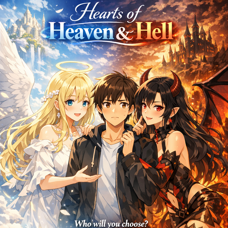 Cover art for Hearts of Heaven & Hell ðŸŽ, a demon scenario on AI Dungeon
