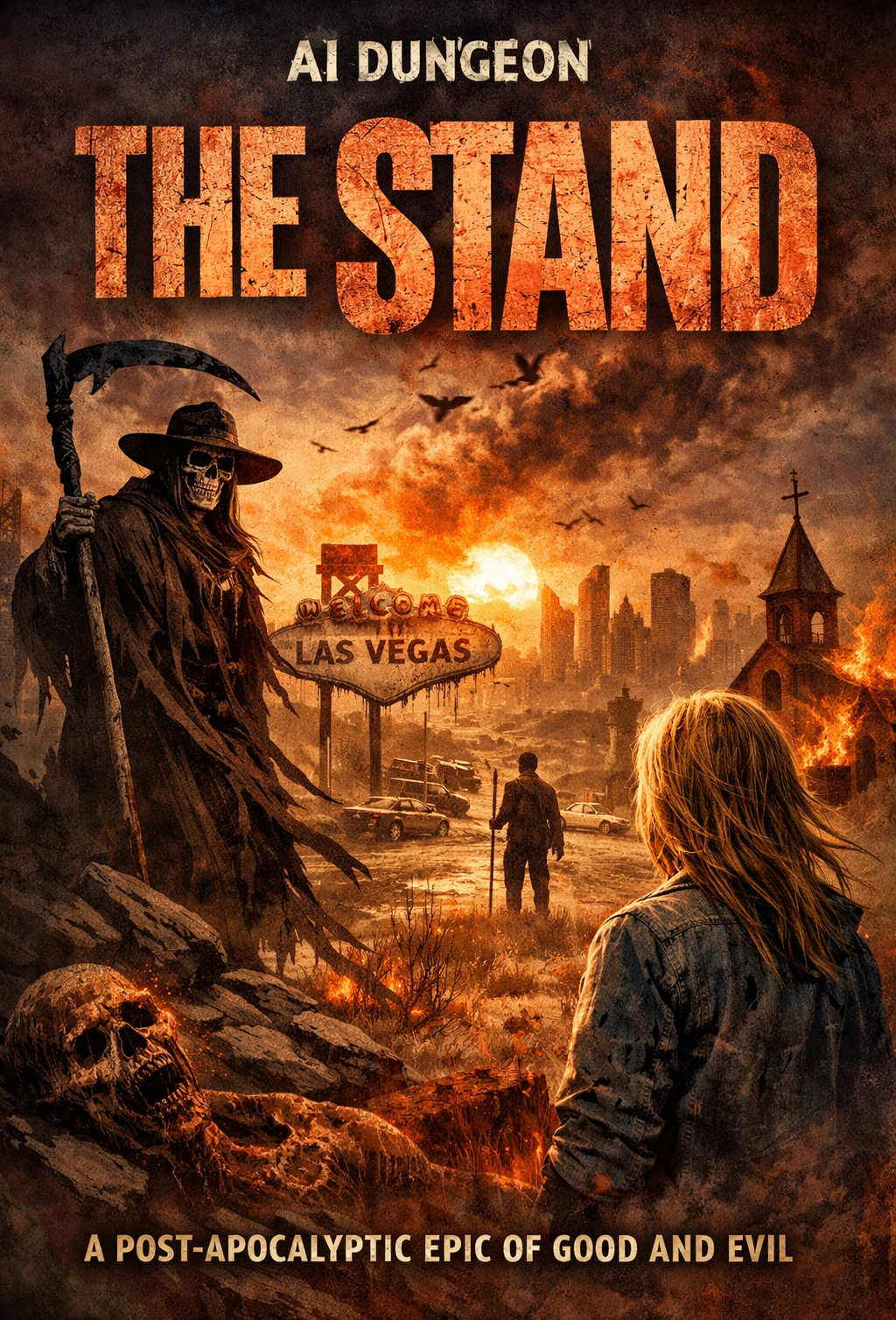 Cover art for The Stand, a journey scenario on AI Dungeon