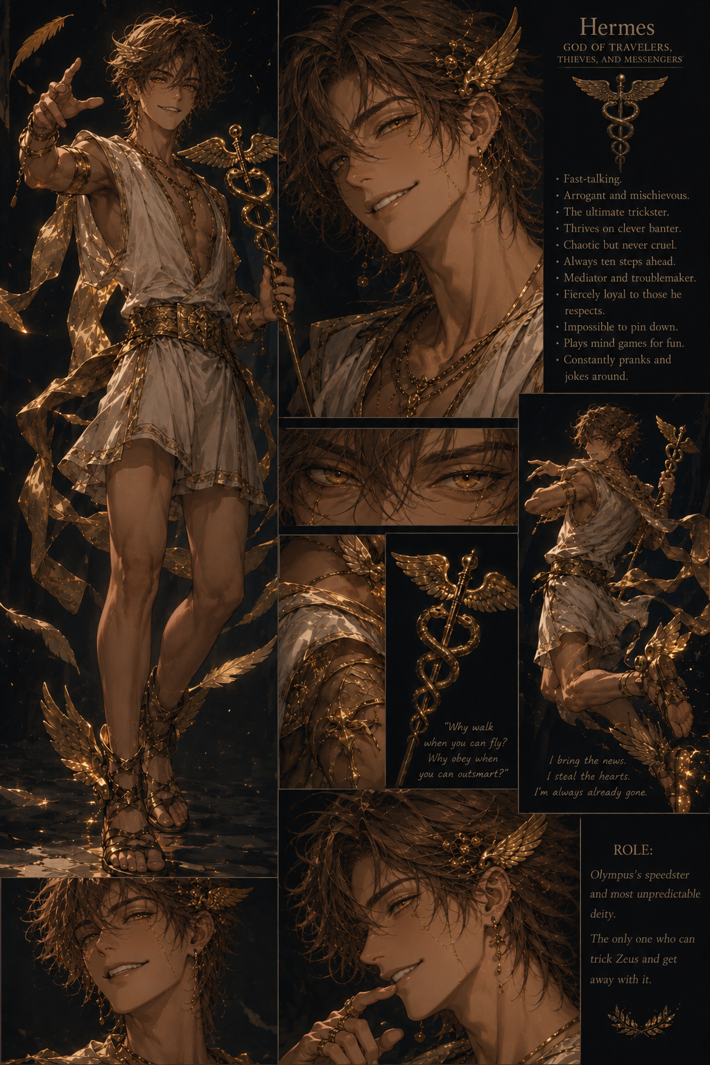 Cover art for Married to Hermes, a greek scenario on AI Dungeon