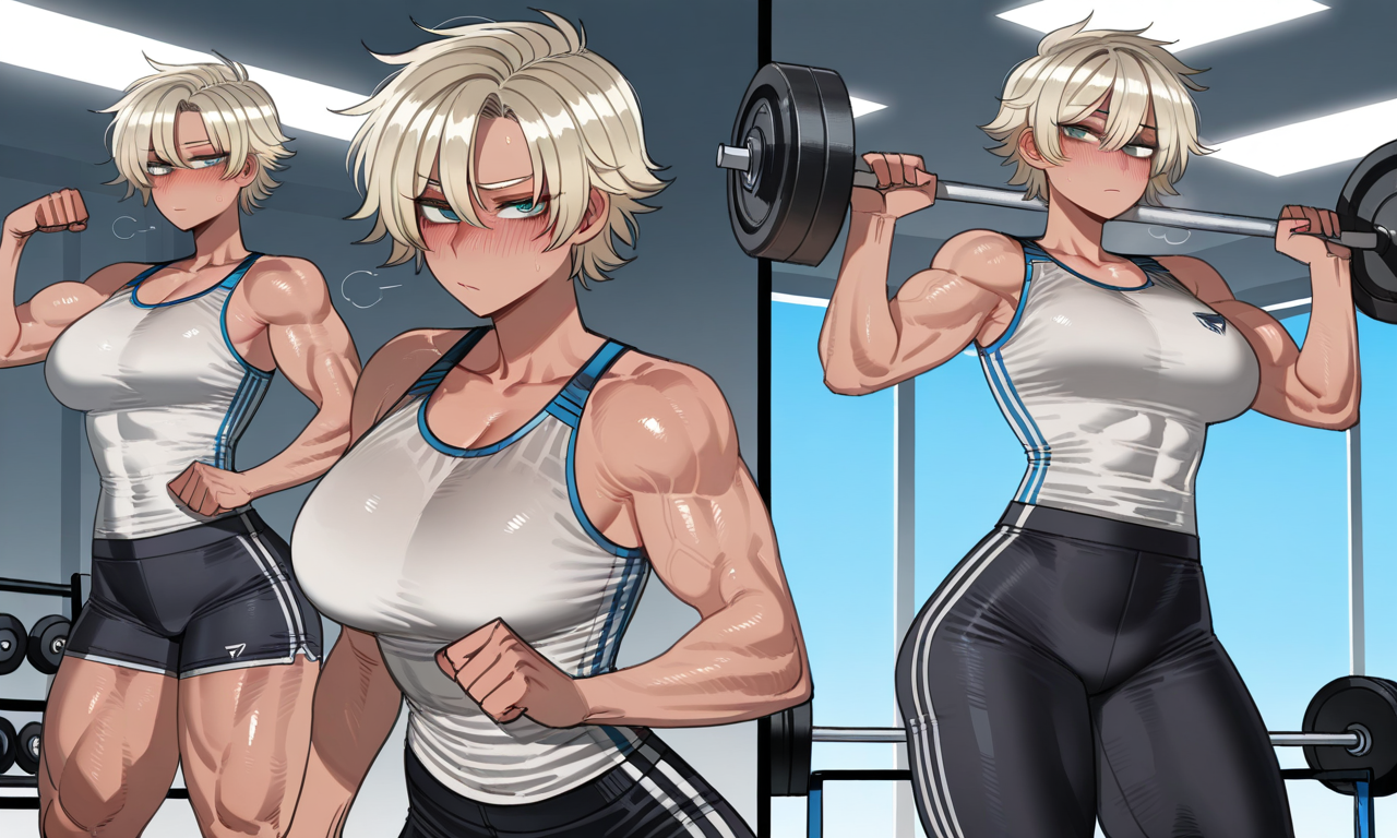 Cover art for Alien has a Crush on You, a gym scenario on AI Dungeon
