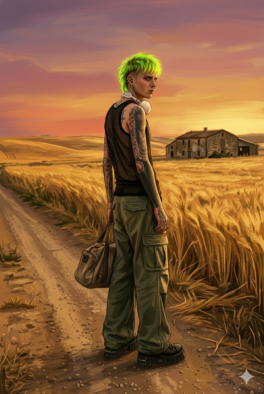 Cover art for The Urban Exile, a slice of life scenario on AI Dungeon