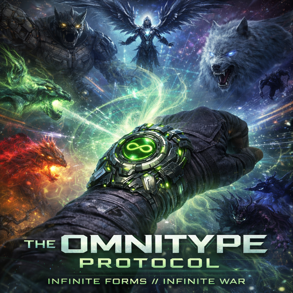 Cover art for (based on ben 10) omnitype infinite (W/IS), a ben 10 parody scenario on AI Dungeon