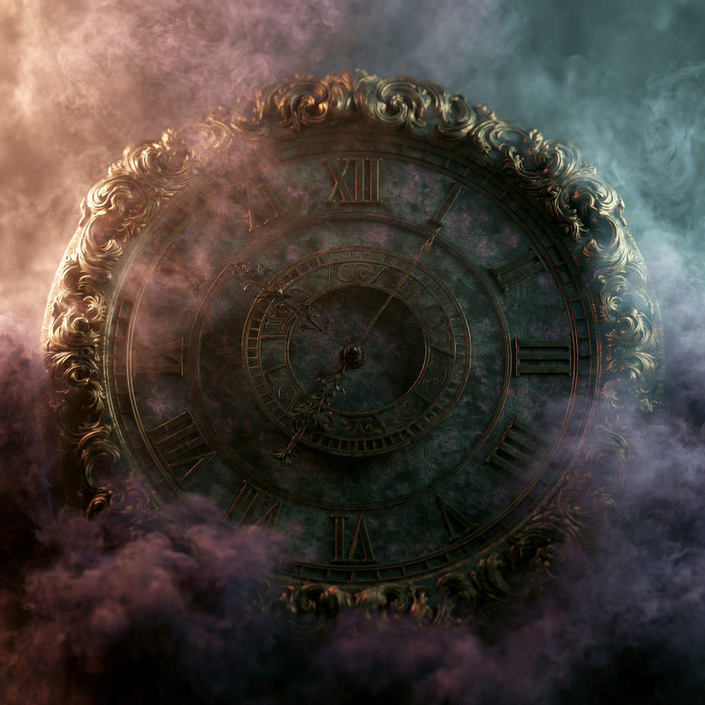 Cover art for Falling through Time (ISðŸŽ), an adventure scenario on AI Dungeon