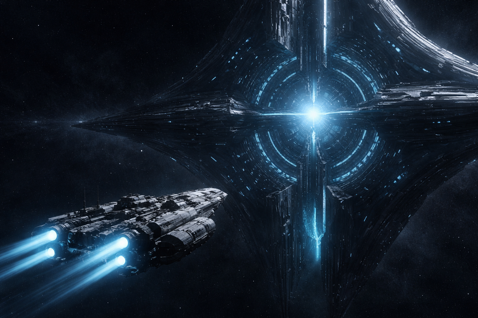 Cover art for Horizon’s End (with Autocards), a space scenario on AI Dungeon