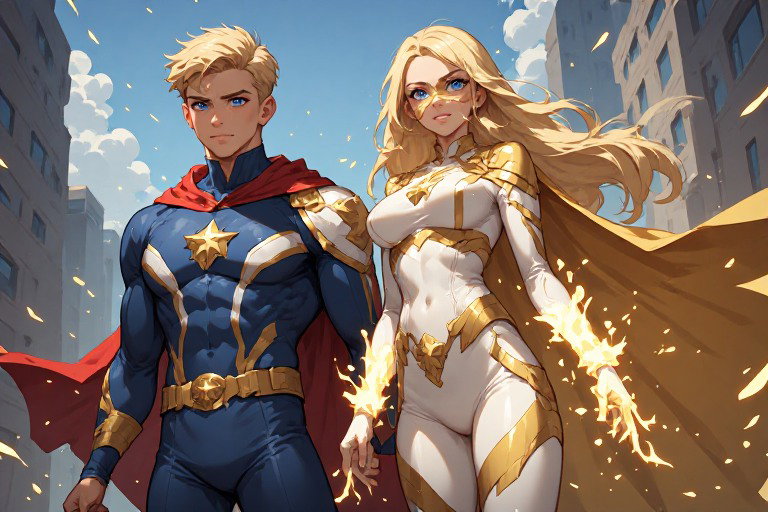 Cover art for Superhero Sandbox Scenario, a superhero scenario on AI Dungeon
