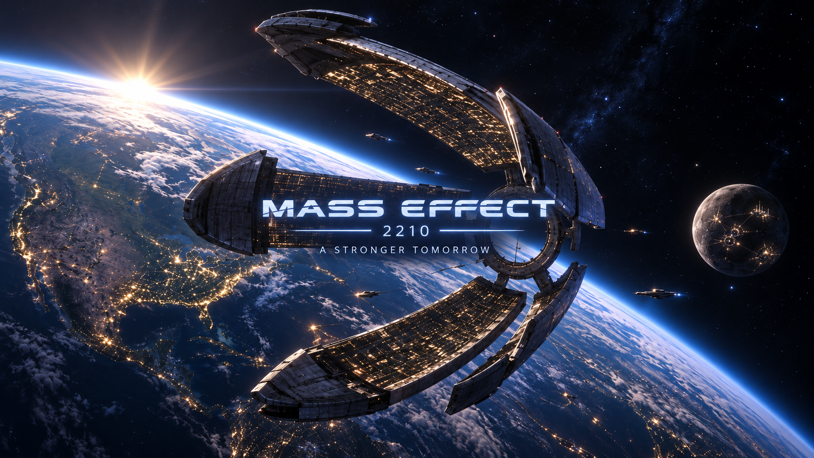 Cover art for Mass Effect 2210, a mass effect scenario on AI Dungeon