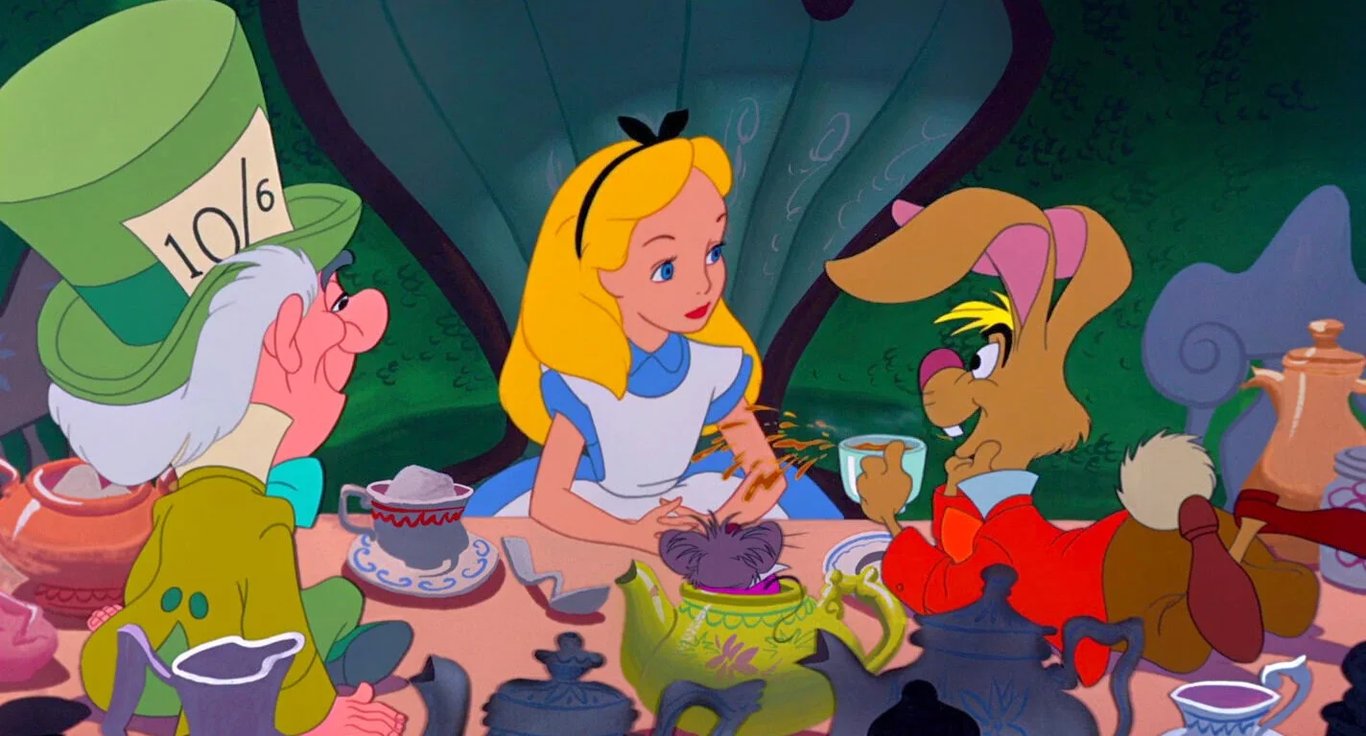 Cover art for Alice in Wonderland, an alice in wonderland scenario on AI Dungeon