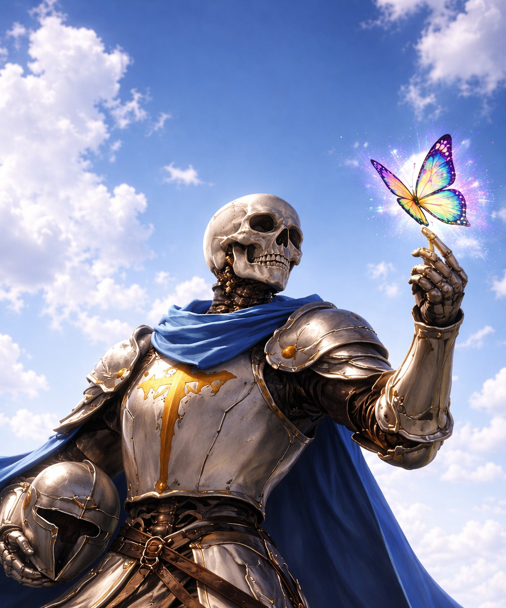 Cover art for Skeleton in Another World, an innerself scenario on AI Dungeon