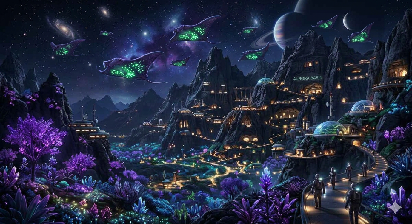 Cover art for Start of a new civilization , a sci fi magic scenario on AI Dungeon