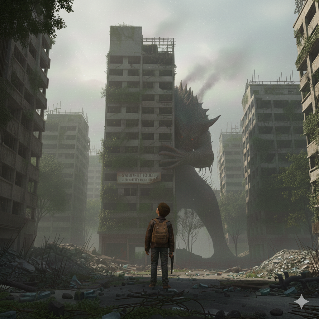 Cover art for Apocalyptic shadow on AI Dungeon