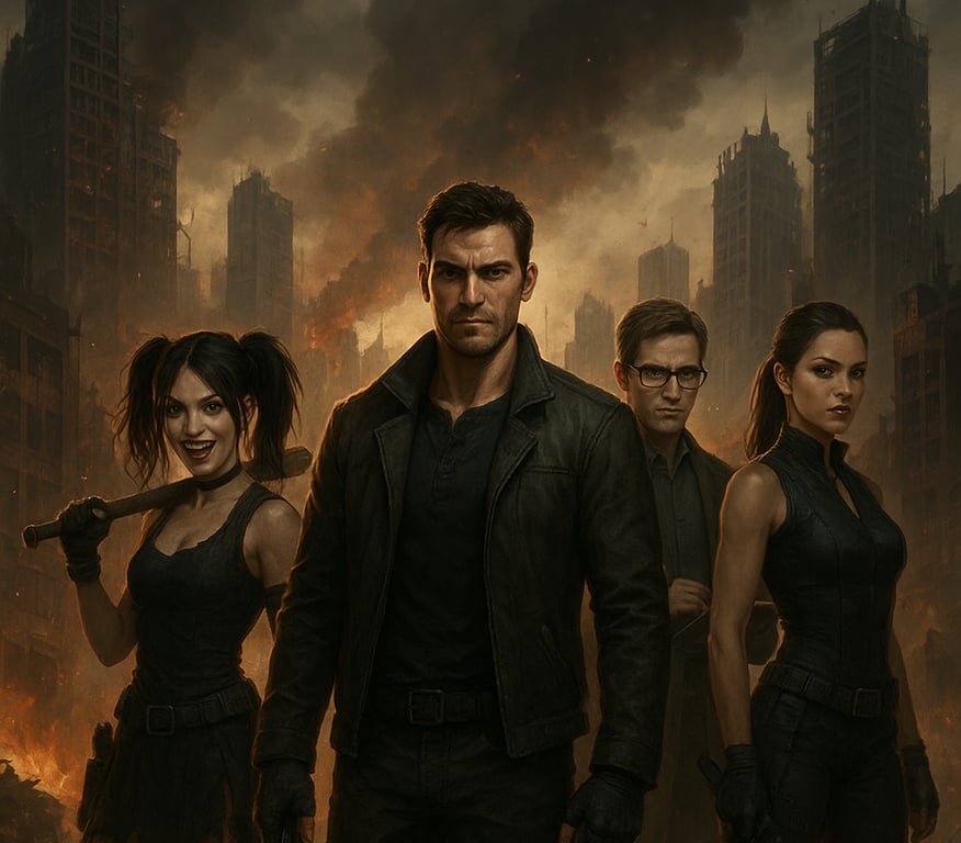 Cover art for After the Purge: Chaos Rising, a purge scenario on AI Dungeon