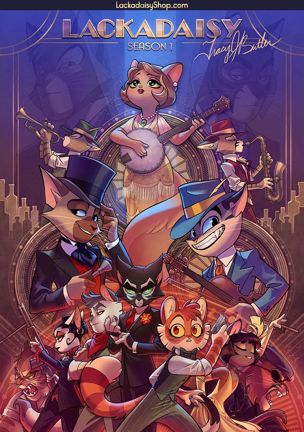 Cover art for Lackadaisy , a st louis scenario on AI Dungeon
