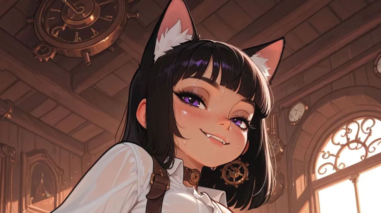 Cover art for Don't Raid My Catgirl!🎭, a romance scenario on AI Dungeon