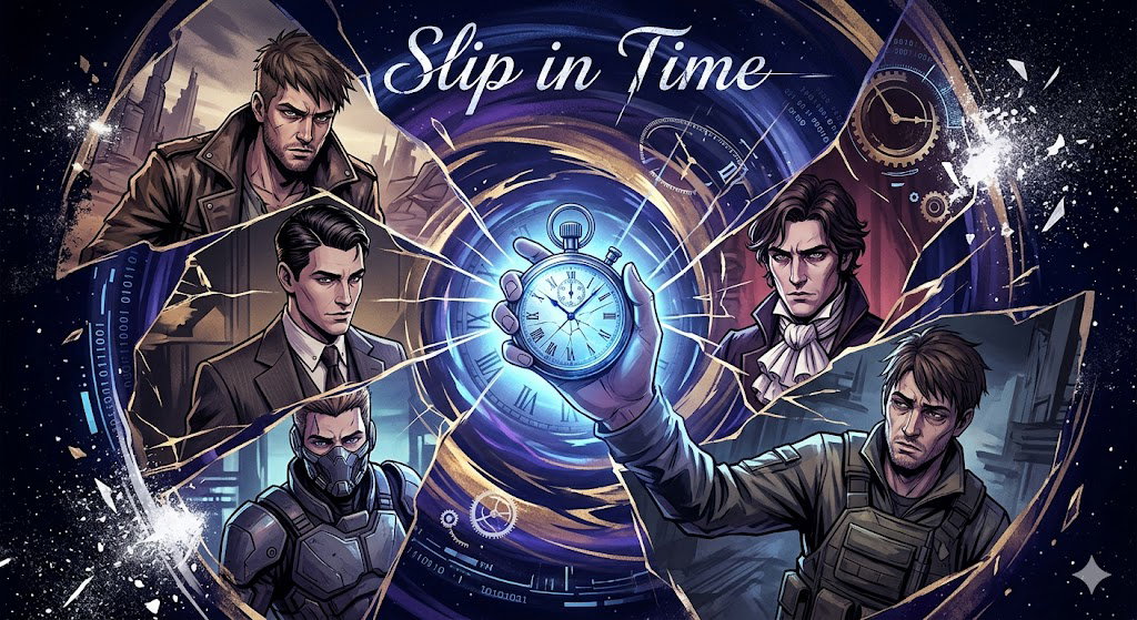 Cover art for Slip in Time, a savehusbandos scenario on AI Dungeon