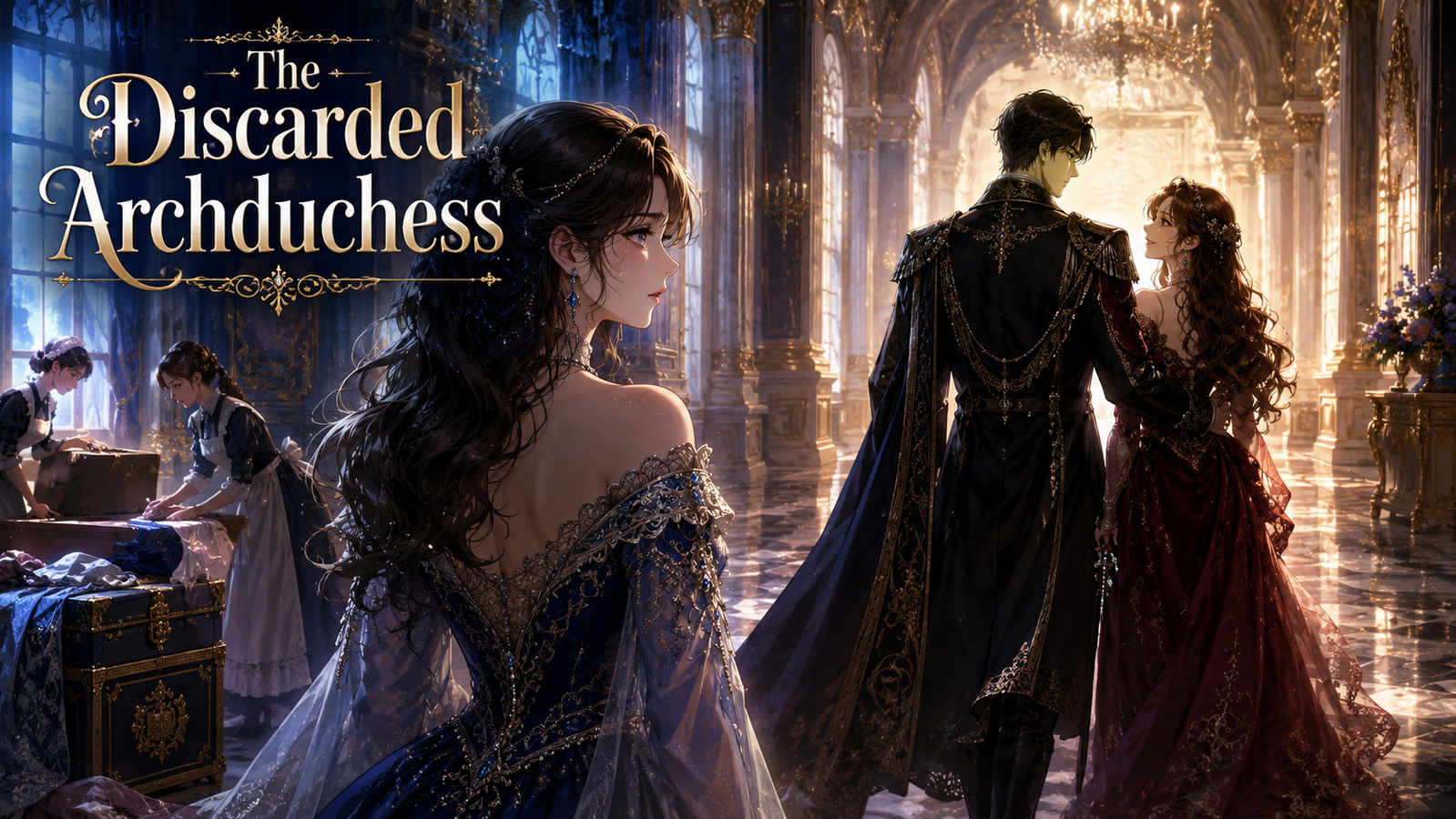 Cover art for The Discarded Archduchess, a savehusbandos scenario on AI Dungeon