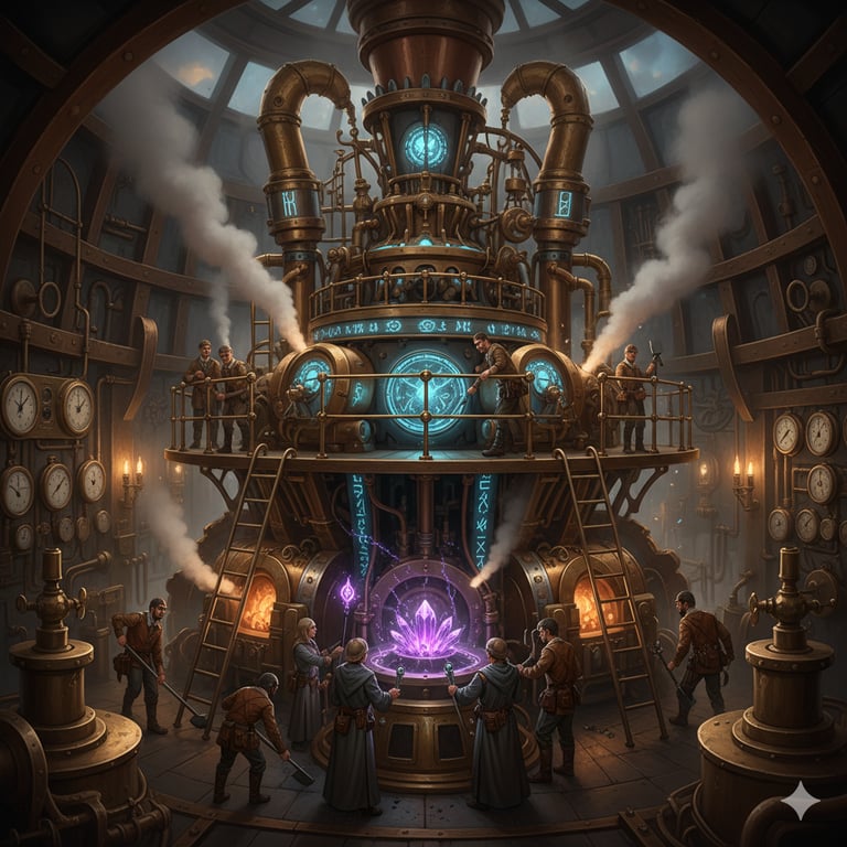 Cover art for Airship Engineer, an airship scenario on AI Dungeon