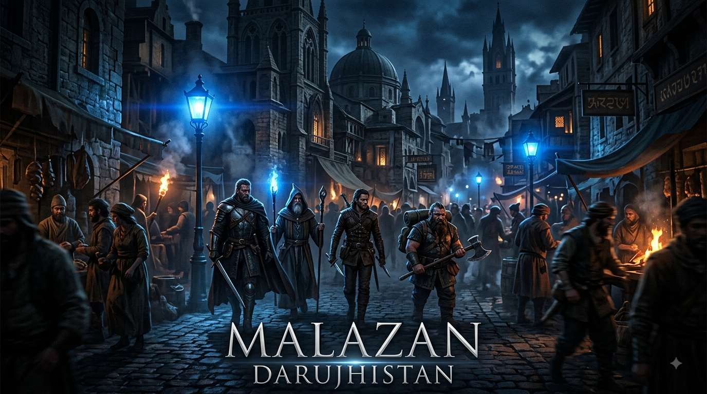 Cover art for Malazan: Darujhistan, a fantasy world on Voyage