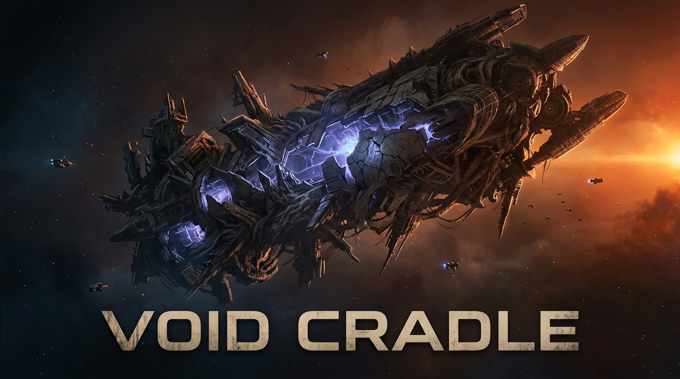 Cover art for Void Cradle, a sci fi world on Voyage