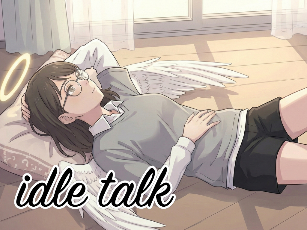 Cover art for (ISðŸŽ) Idle Talk, an angel scenario on AI Dungeon