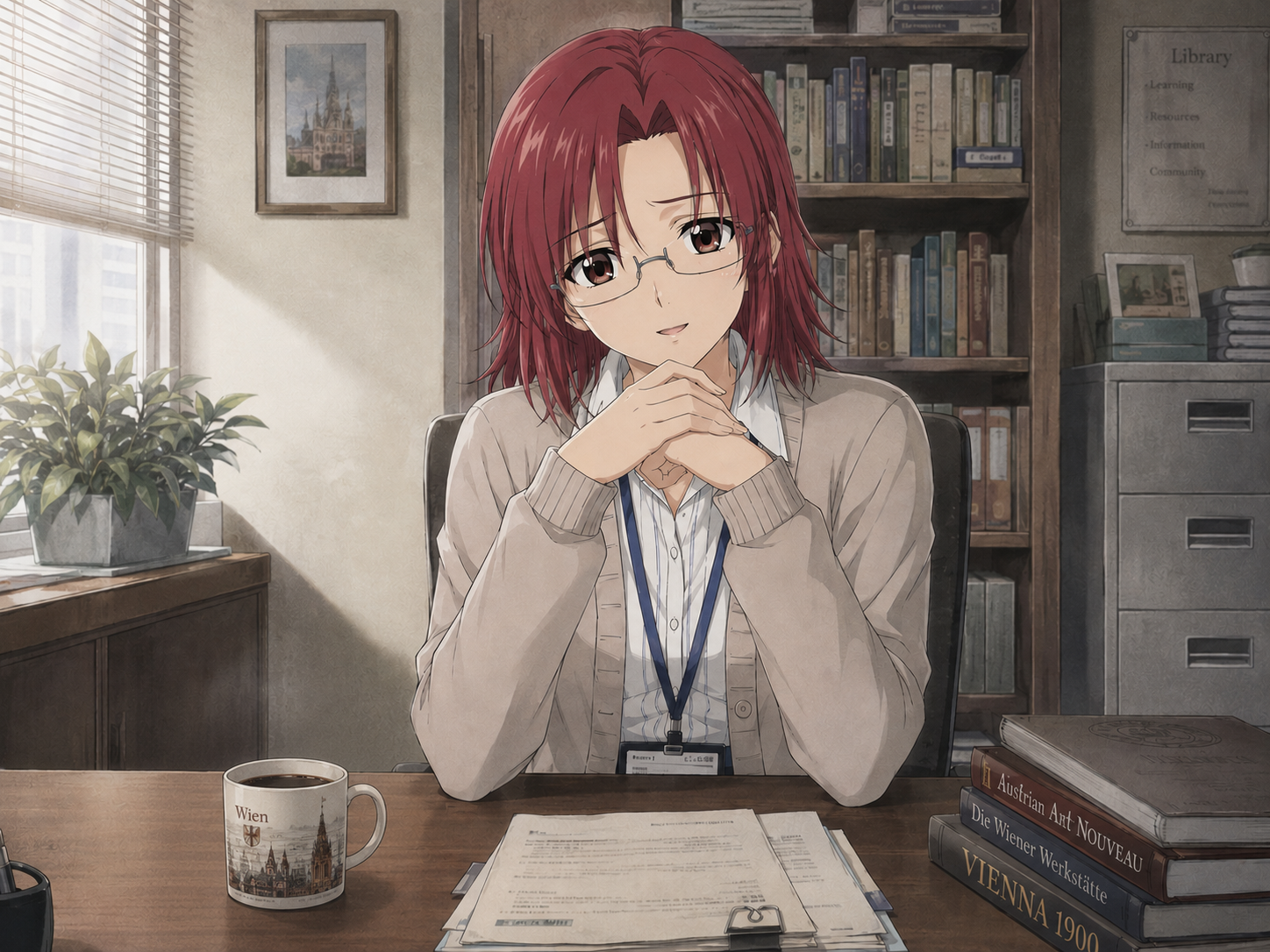 Cover art for Coffee Time with Sakuya, a romance scenario on AI Dungeon