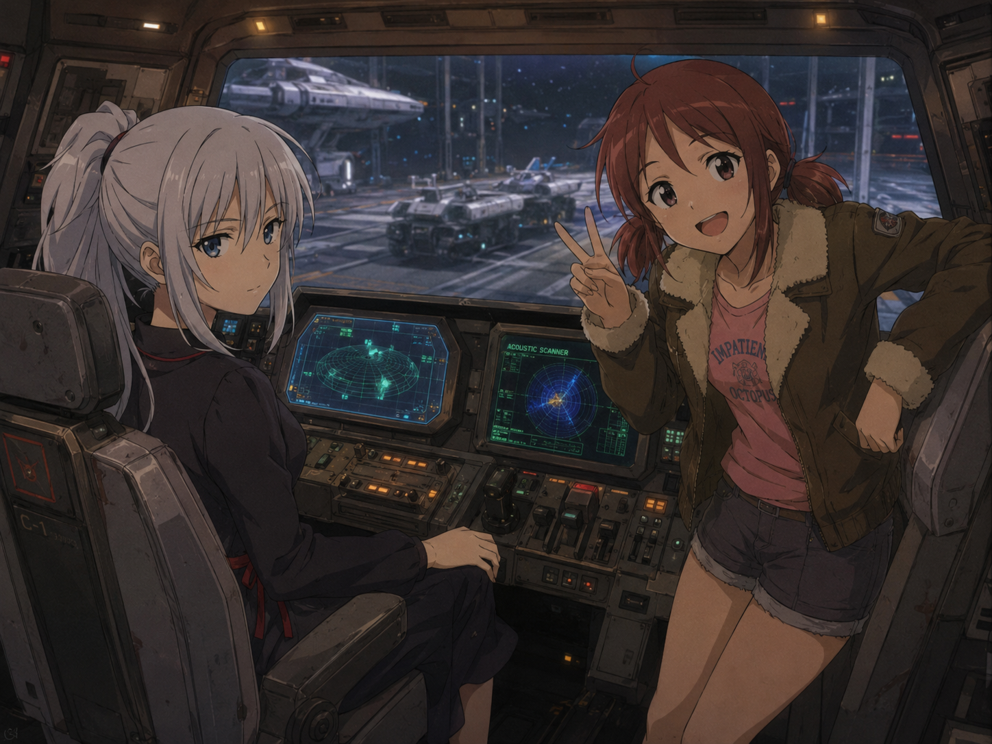 Cover art for Afterschool Starship Club! (ðŸŽIS), a space combat scenario on AI Dungeon