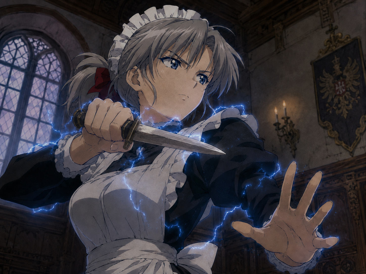 Cover art for My Maid Was Actually An Ex-Agent!? (ðŸŽIS), a maid scenario on AI Dungeon