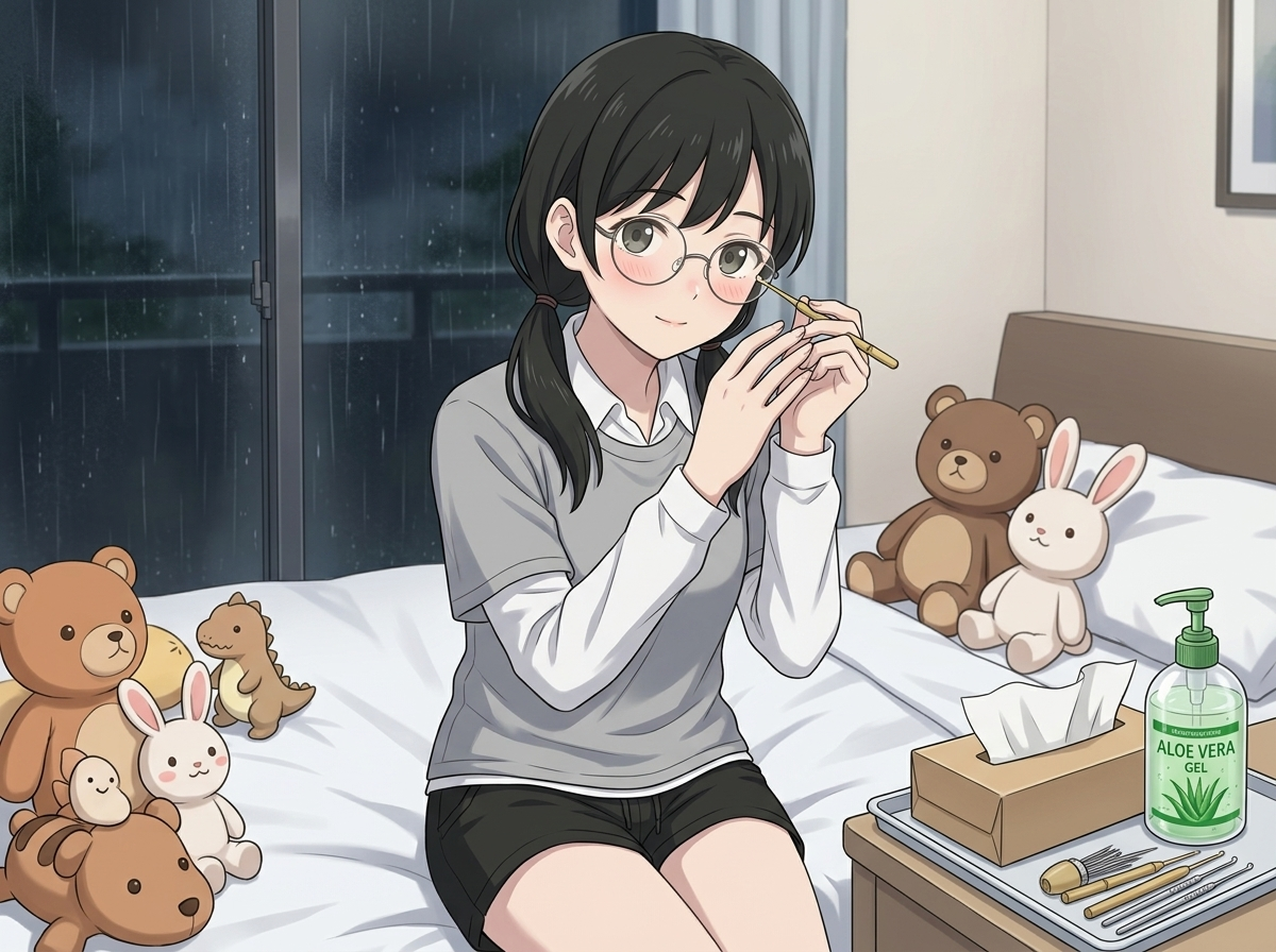 Cover art for Kana's Personal Care, a relaxation scenario on AI Dungeon