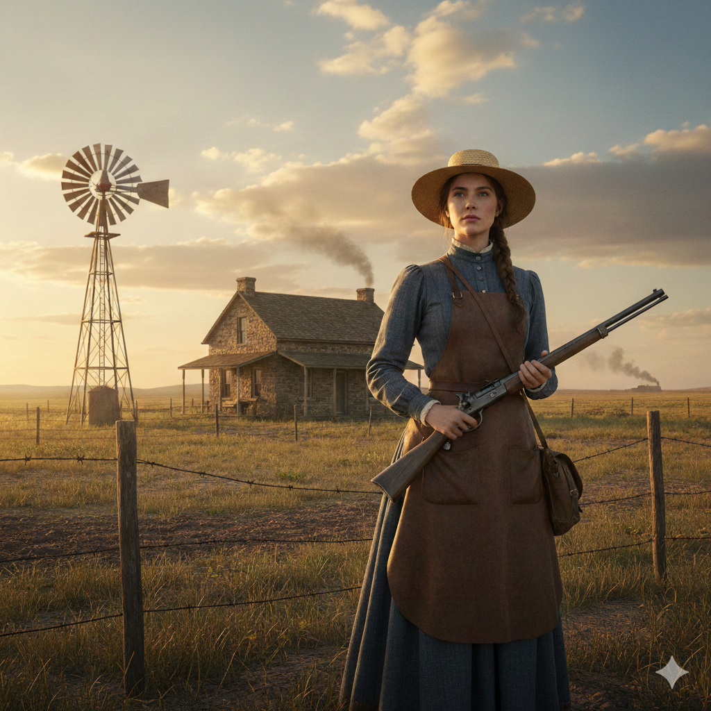 Cover art for Open Frontier, a western scenario on AI Dungeon