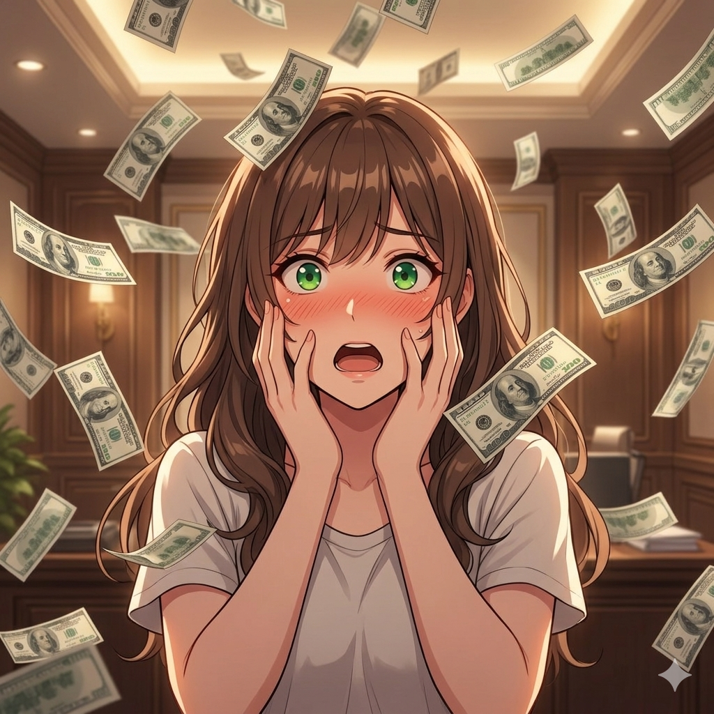 Cover art for Million Dollar Dare, a comedy scenario on AI Dungeon
