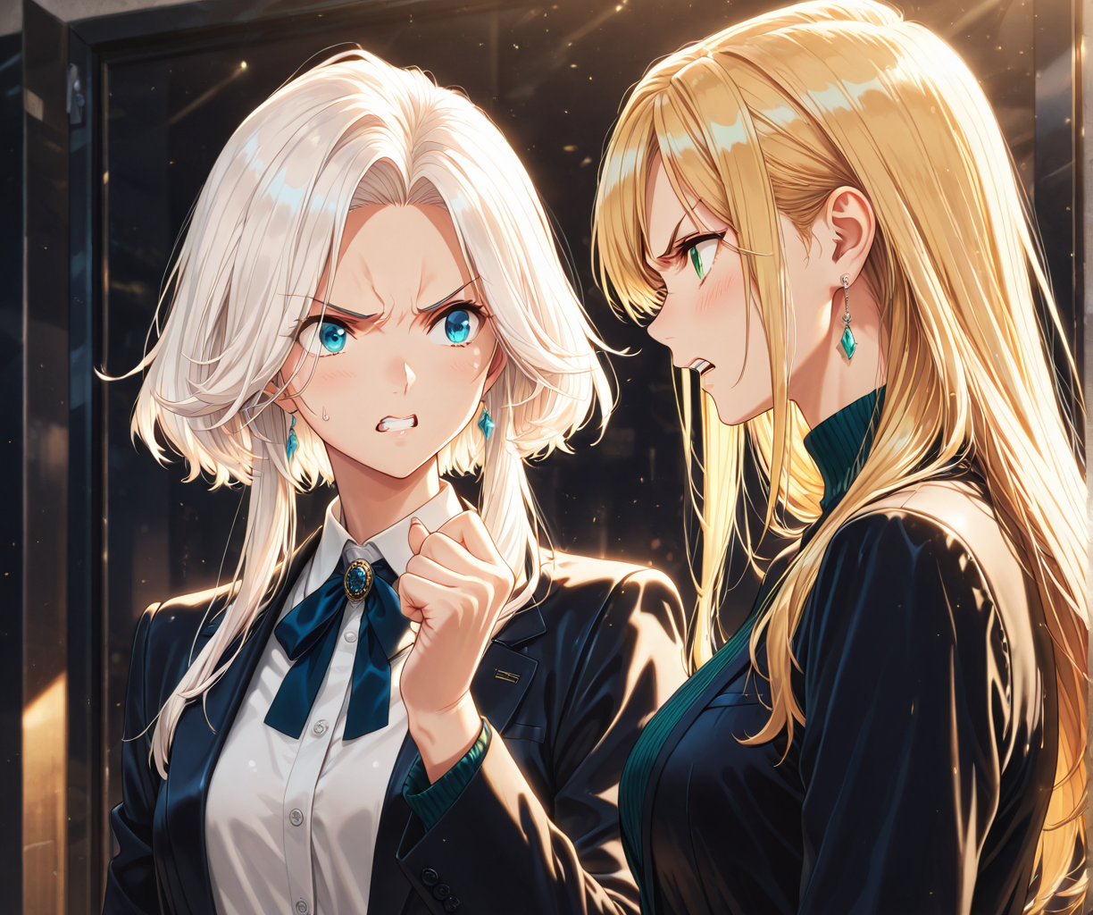 Cover art for Who Does It Better?, a comedy scenario on AI Dungeon