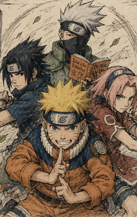 Cover art for Naruto: Shippuden, a naruto scenario on AI Dungeon
