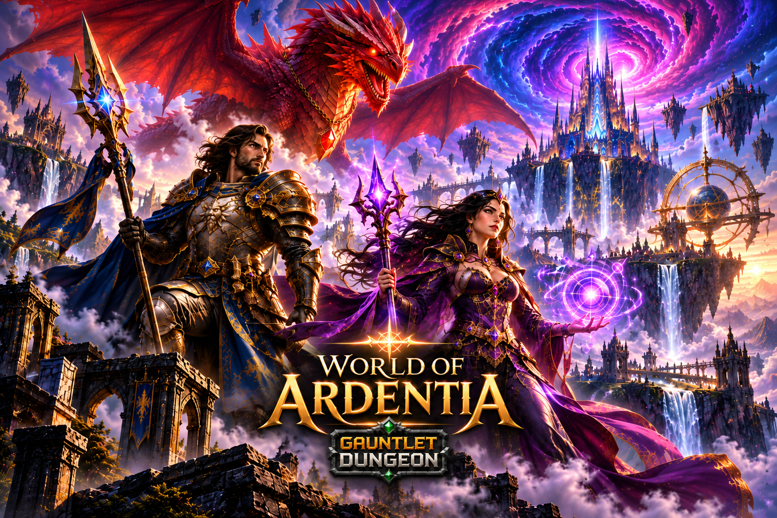 Cover art for World of Ardentia, a fantasy world on Voyage