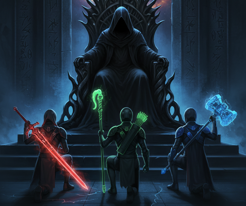 Cover art for "So you need MY help?", a superhero scenario on AI Dungeon