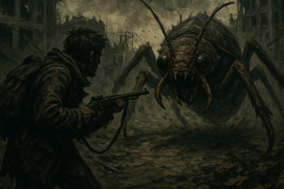 Cover art for The Pesticides, an apocalypse scenario on AI Dungeon