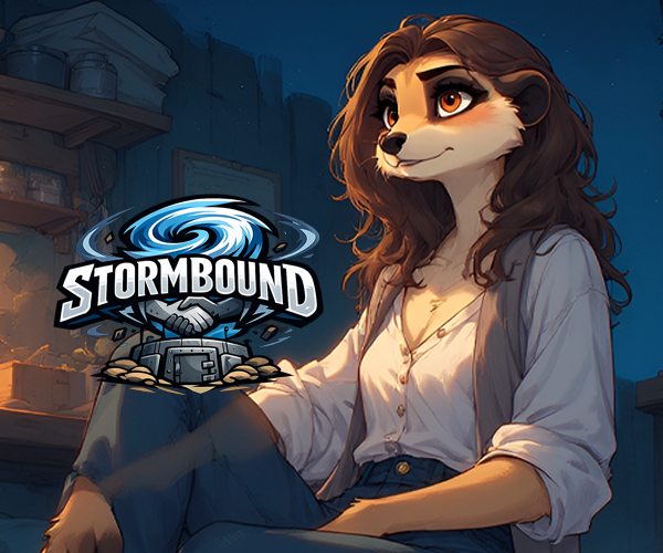 Cover art for Stormbound, an anthro scenario on AI Dungeon