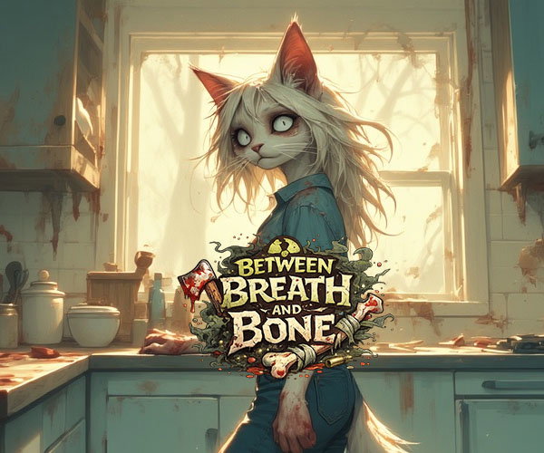 Cover art for Between Breath and Bone, a furry scenario on AI Dungeon