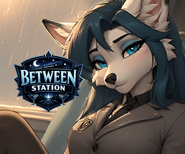 Cover art for Between Station, a furry scenario on AI Dungeon