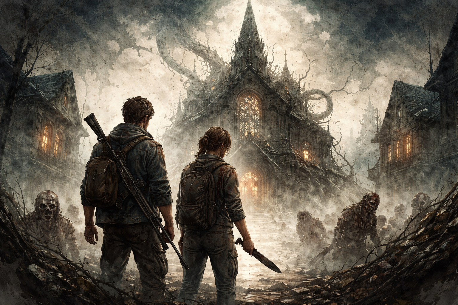 Cover art for đźŽOffering Night, an eldritch scenario on AI Dungeon
