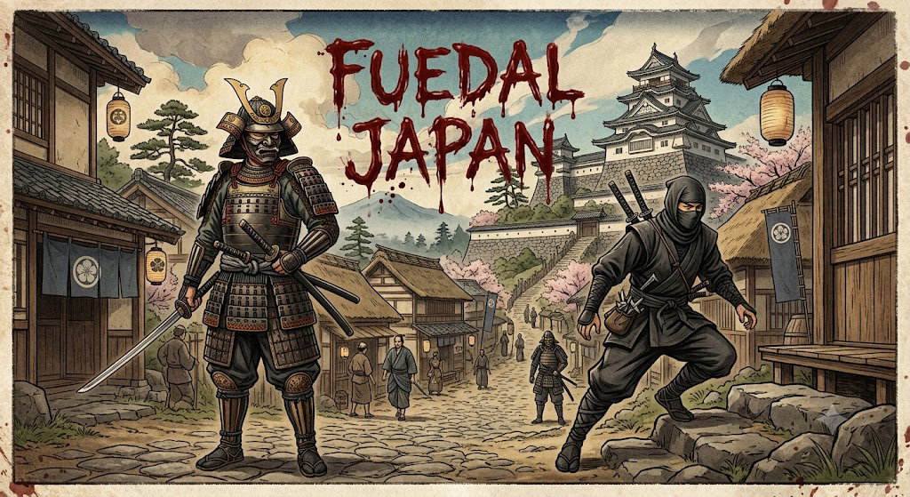Cover art for Feudal Japan , a japan world on Voyage