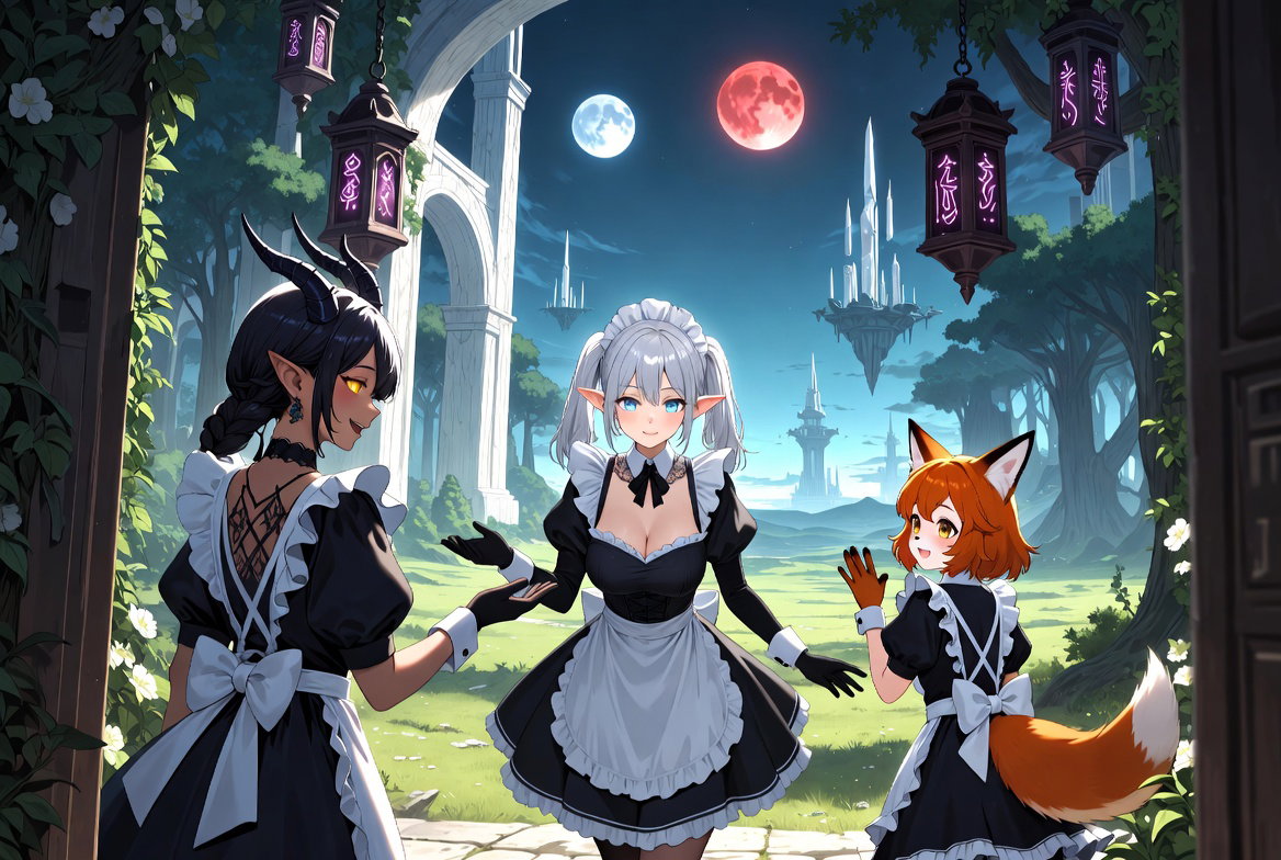 Cover art for The Threshold of Elysium, an inner self scenario on AI Dungeon