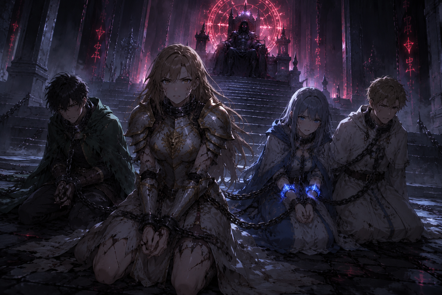 Cover art for The heroes downfall, an inner self scenario on AI Dungeon