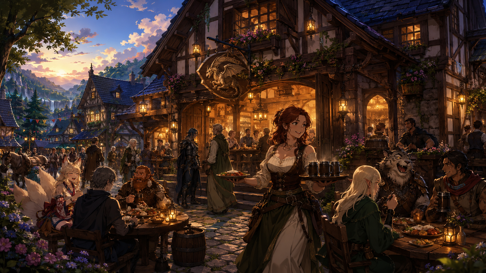 Cover art for Beyond the Gate: Welcome to Elyndra, an inner self scenario on AI Dungeon